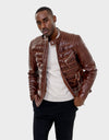 Cristiano Men's Fall Leather Jacket
